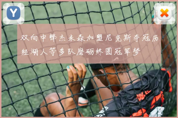 双向中锋杰米森加盟尼克斯夺冠历经湖人等多队磨砺终圆冠军梦